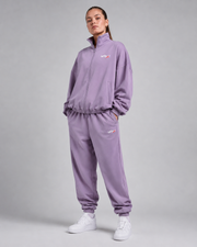 URBX Oversized Tracksuit Lavender - Front straight full body