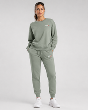 URBX Loungewear Set Sage – Front straight view