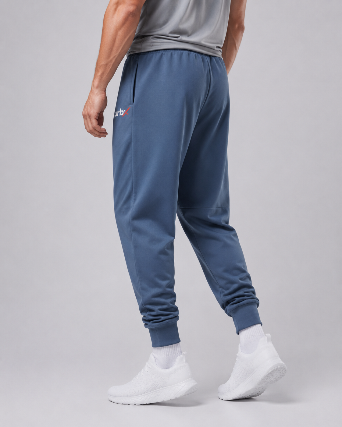 URBX Joggers Steel Blue - Back angle
