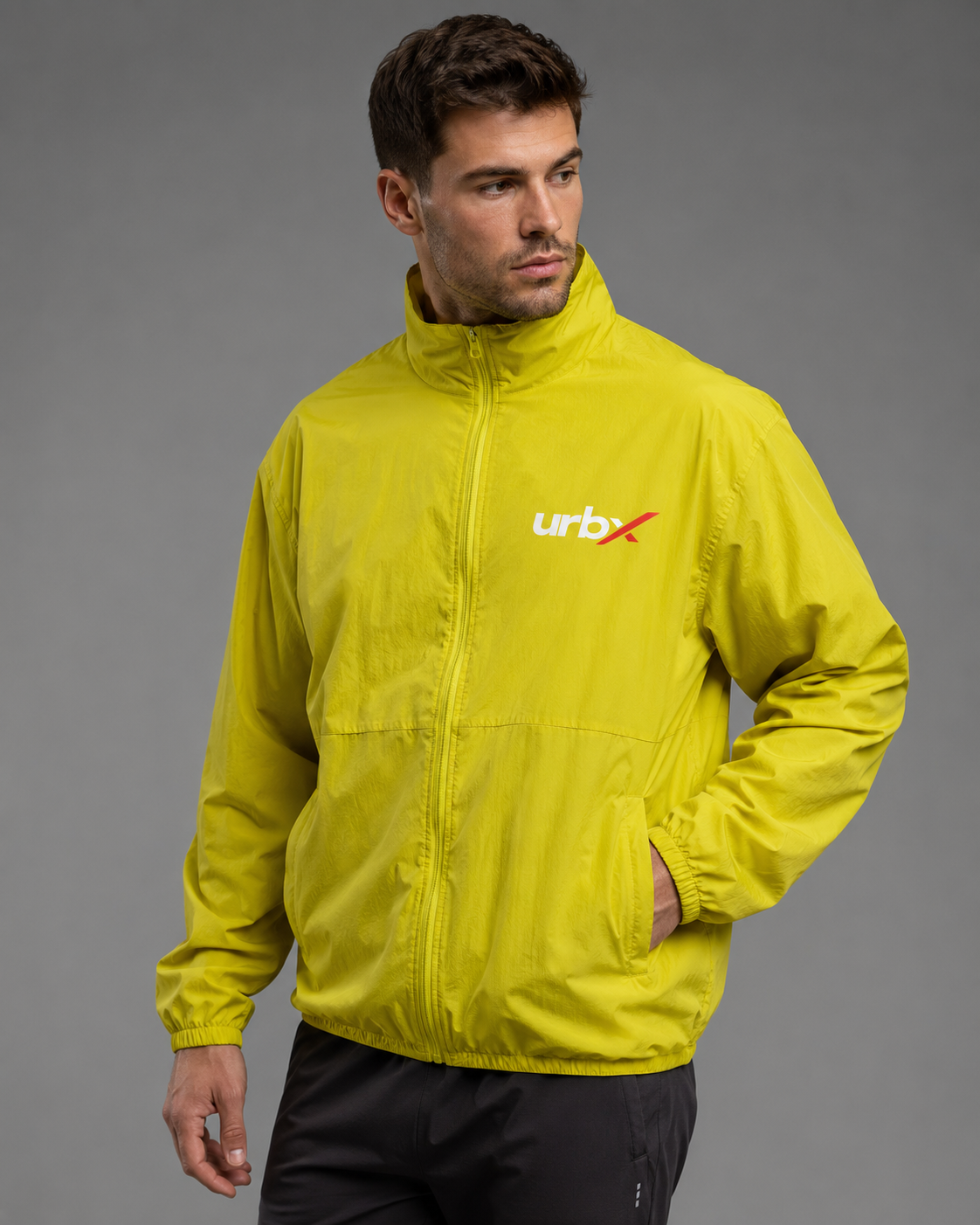 URBX Windbreaker Jacket – Yellow