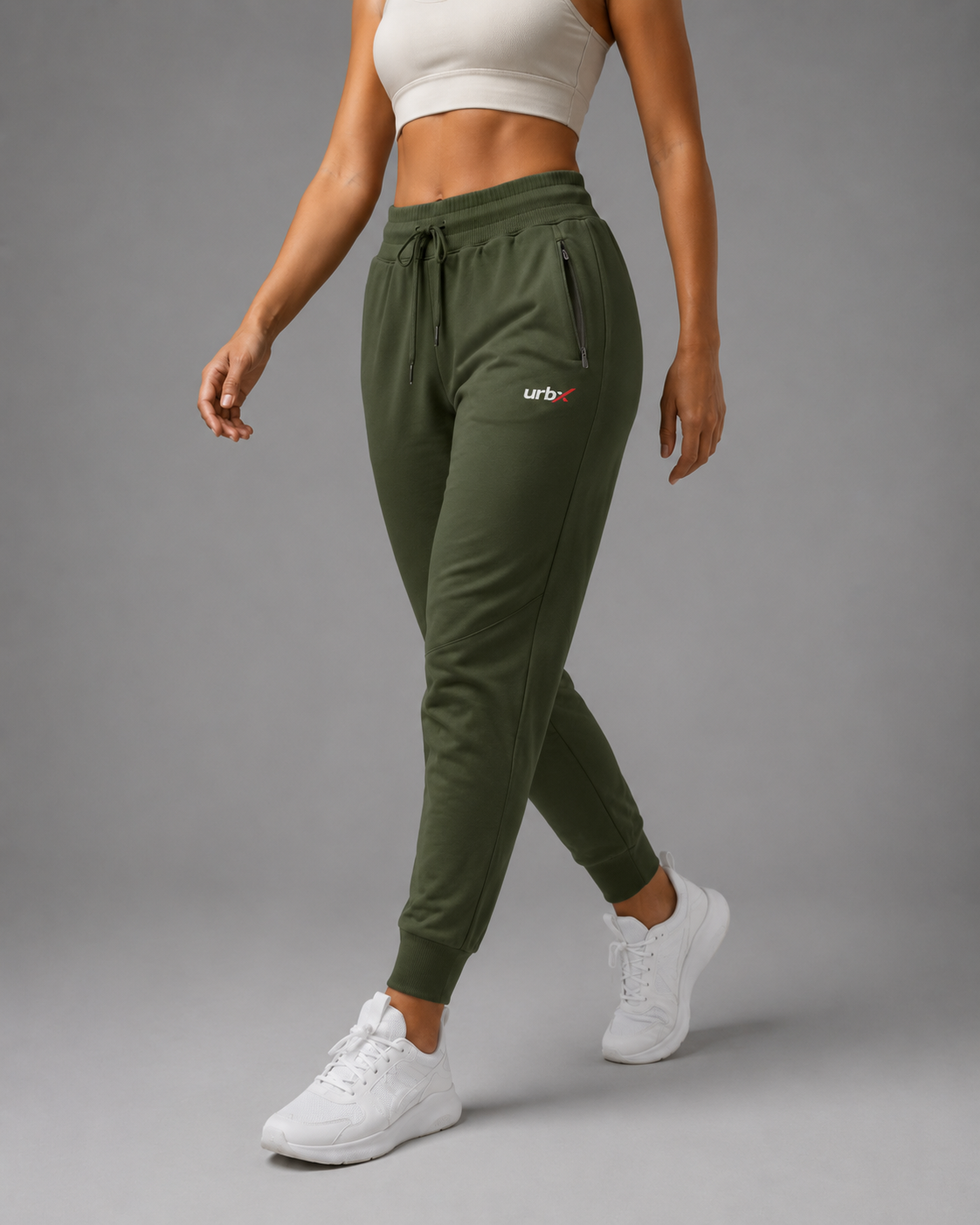 URBX Tapered Training Pants — Olive