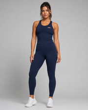 URBX Seamless Co-Ord Set Navy – Front straight view