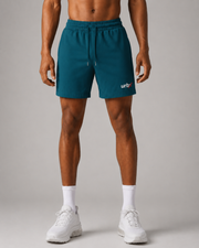 URBX Training Shorts Teal – Front view