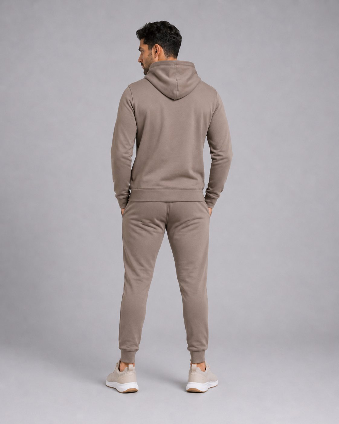 URBX Signature Tracksuit Mocha - Back View