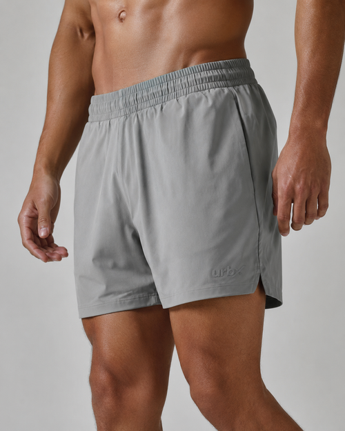 URBX Woven Training Shorts Grey - Front view