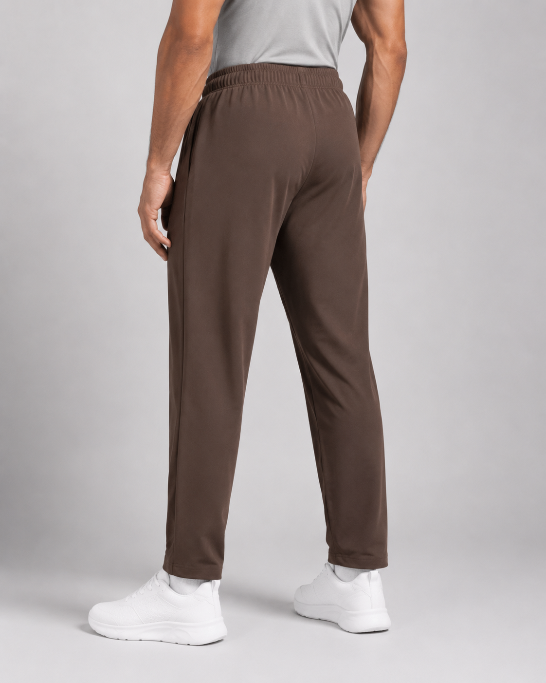 URBX Training Pants Mocha Brown - Back angle